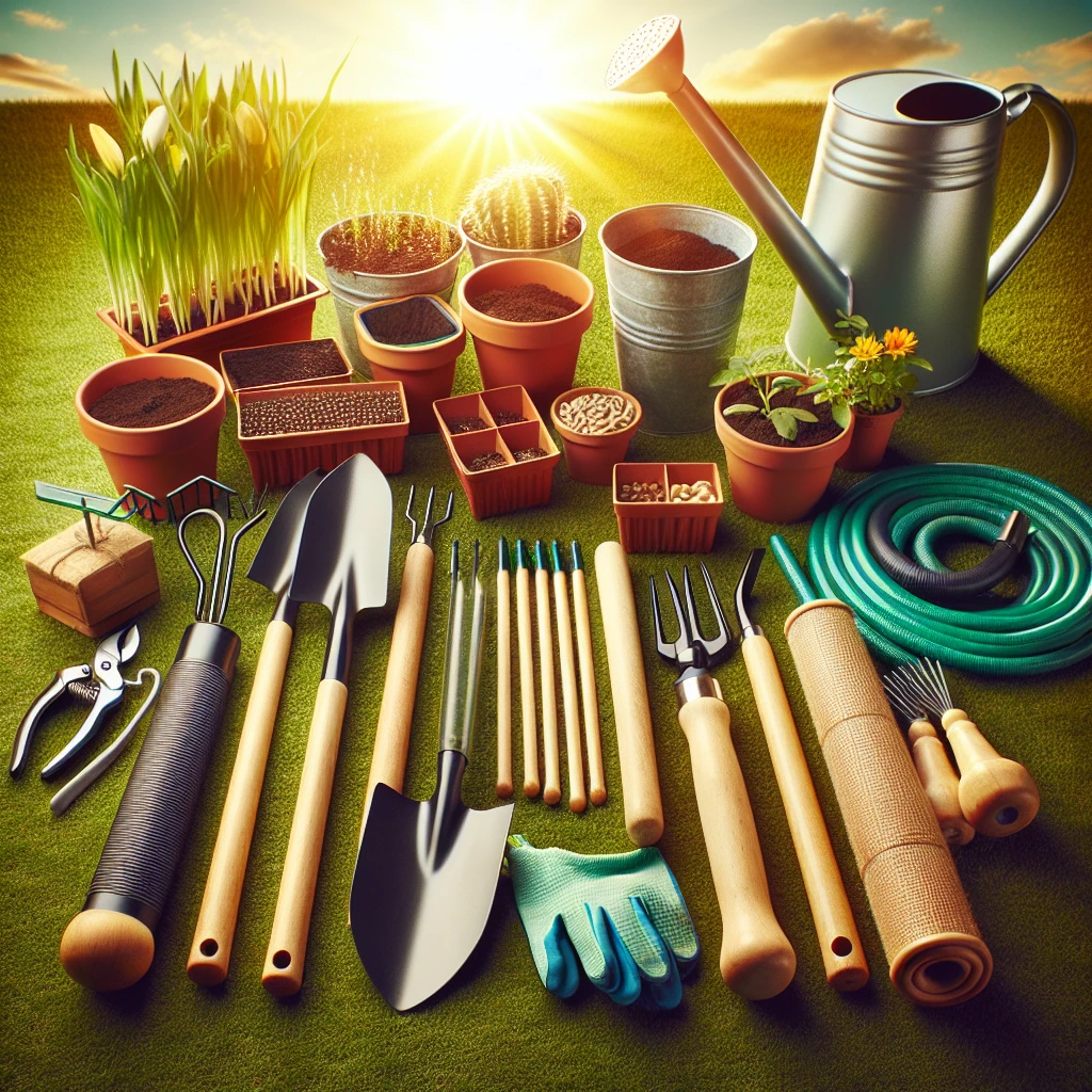 what are the essential tools and equipment for starting a garden?