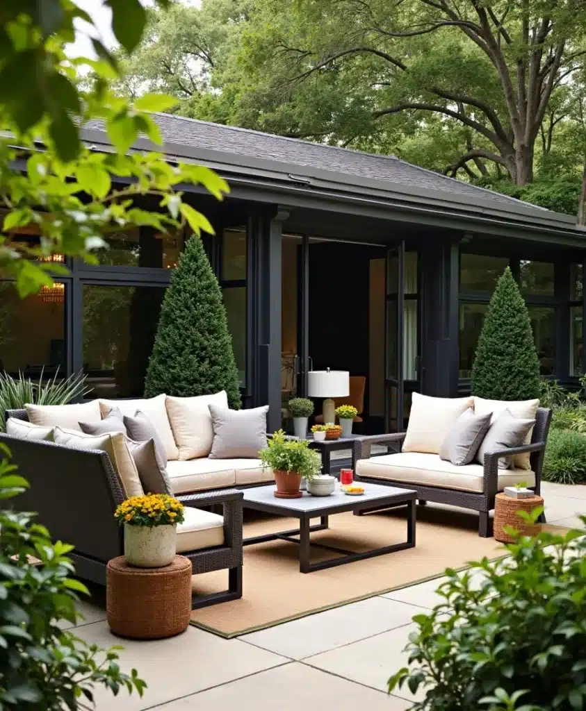 garden furniture selection