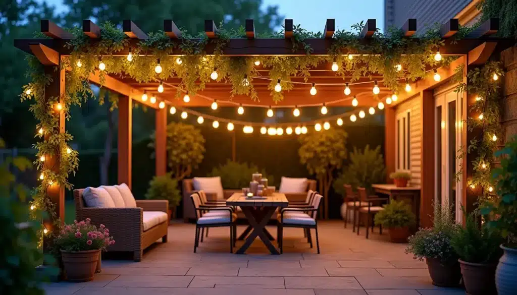 hanging bulb garlands