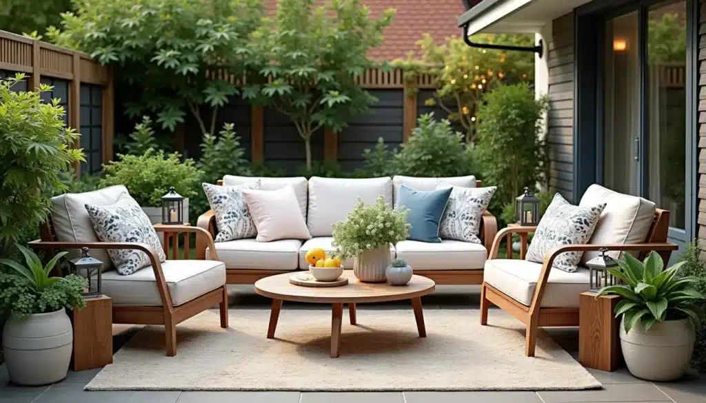 outdoor decor and styling