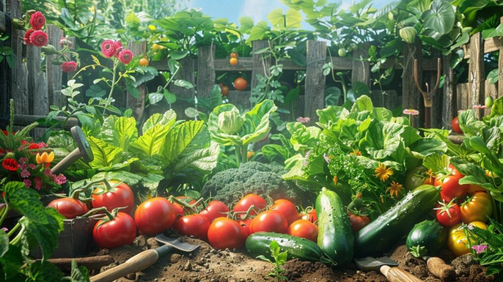 A Closer Look at the Summer Vegetable Garden
