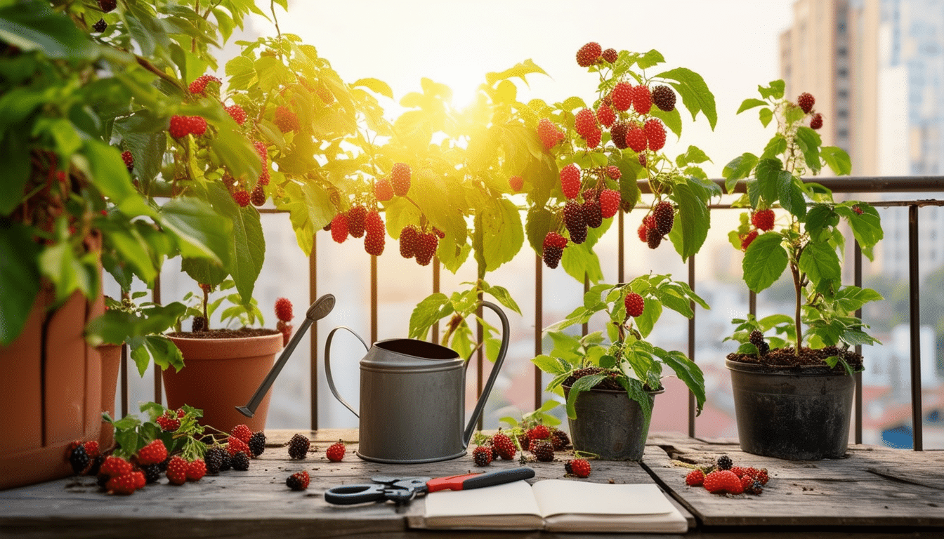 discover the ultimate guide to growing mulberries in your balcony or home garden. learn expert tips on planting, care, and harvesting for a fruitful and rewarding gardening experience!
