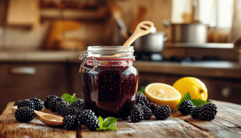 discover a delightful and easy-to-follow recipe for making delicious blackberry jam at home. perfect for spreading on toast or adding to desserts, this homemade jam captures the sweet and tangy essence of fresh blackberries. join us in making this tasty treat!