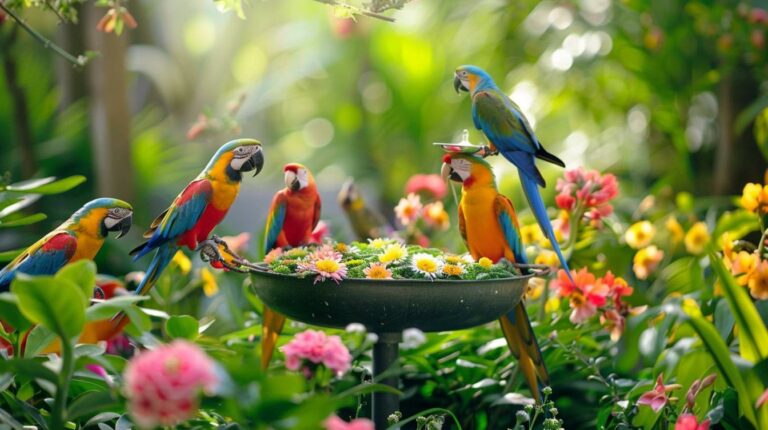 Effective Strategies to Invite Melodious Birds and Colorful Parrots into Your Garden