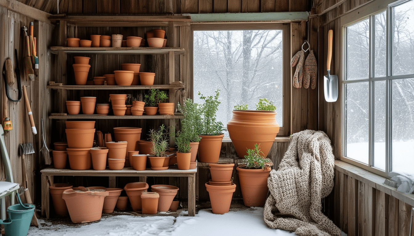 discover expert tips for safely storing your garden pots during winter. learn the best practices to protect your pots from harsh weather conditions and ensure they remain in perfect condition for spring planting.