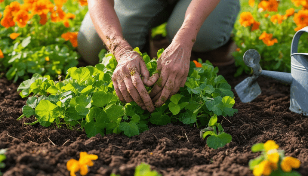 Springtime Delight: Planting Curly Cress (Nasturtium officinale