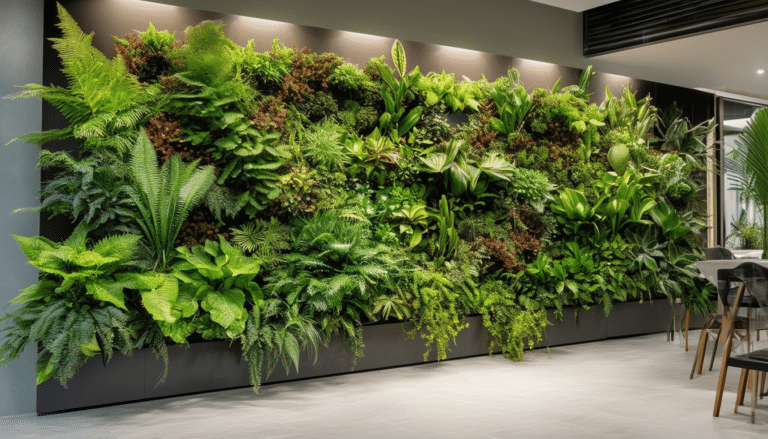 discover the effortless elegance of a self-watering vertical garden. this clean and versatile green masterpiece effortlessly elevates your space, combining functionality with stunning aesthetics. perfect for any environment, enjoy lush greenery with minimal maintenance.