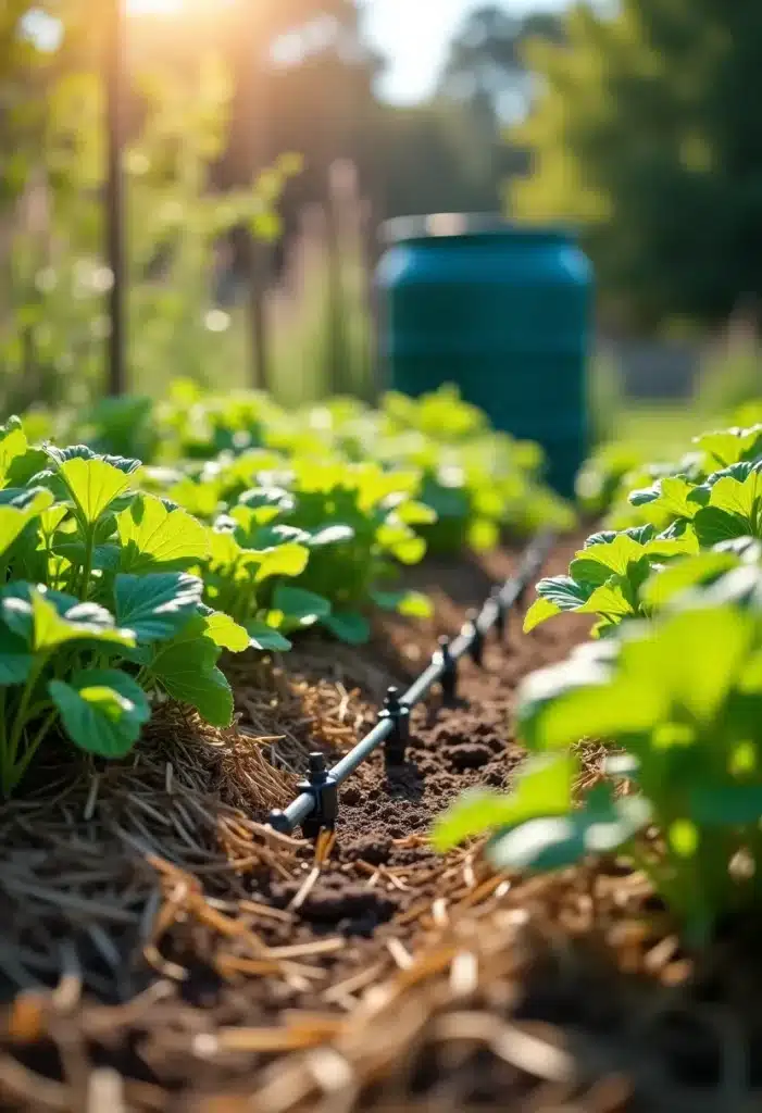 water saving techniques for gardens