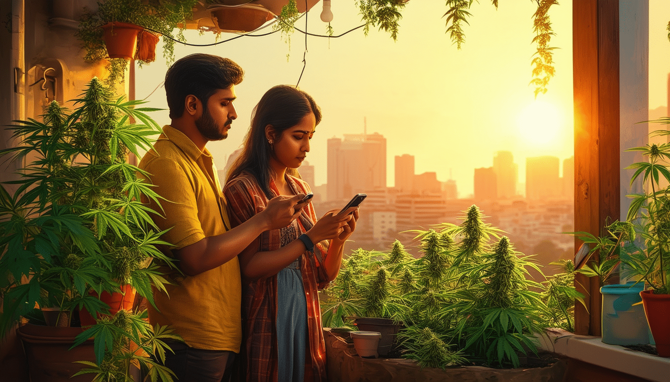 two bengaluru residents find themselves in hot water after posting a video of their balcony garden, which unexpectedly reveals cannabis plants. the incident sparks a heated discussion among netizens about legality, personal privacy, and gardening choices.