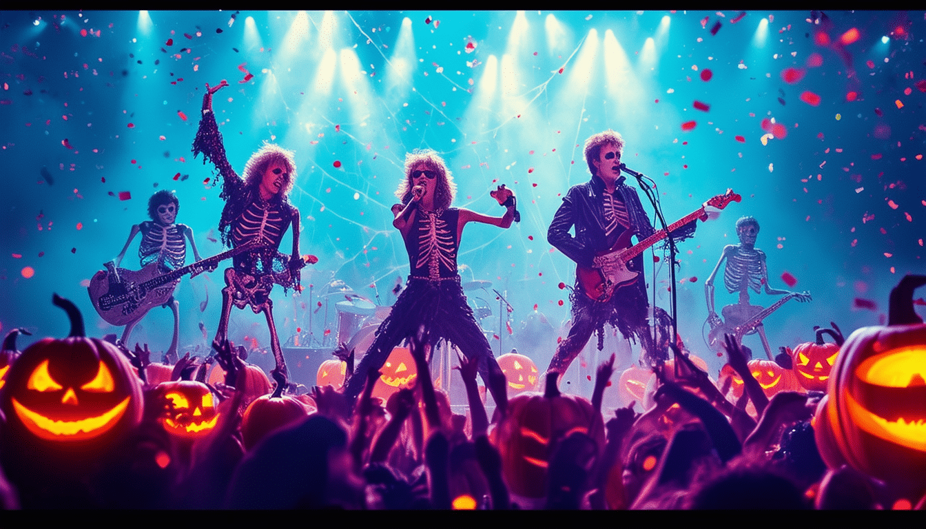 experience the electrifying atmosphere as duran duran embraces halloween vibes during their spectacular concert at madison square garden. join the celebration of music and spookiness, and witness unforgettable performances from the iconic band that will leave you thrilled and enchanted.