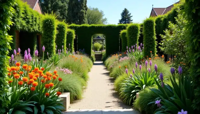 garden border serene retreat