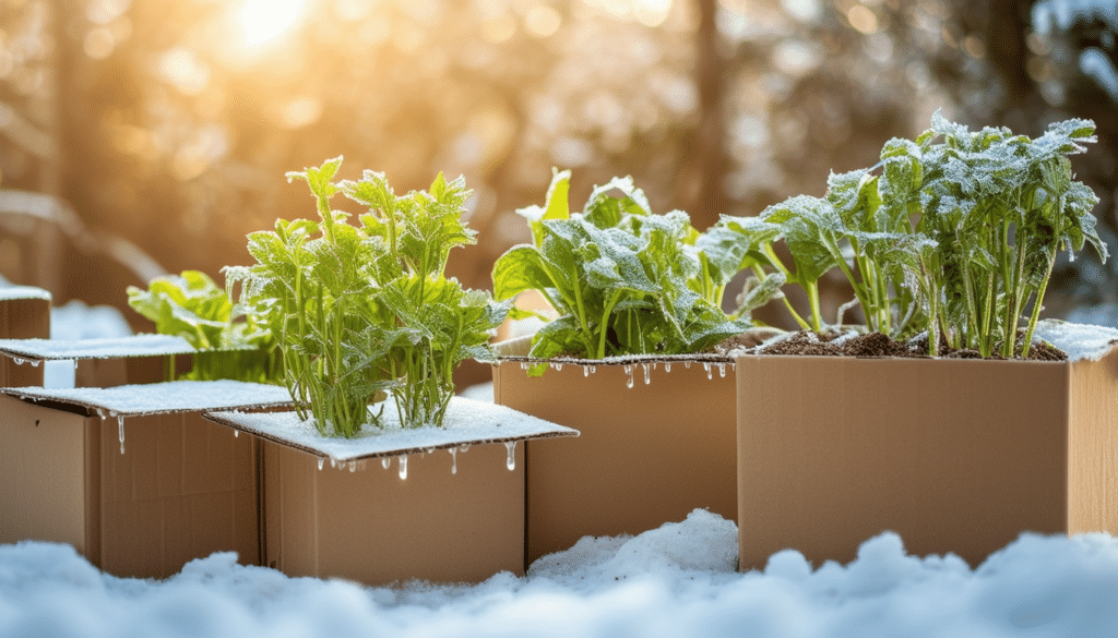 Innovative Ways to Repurpose Cardboard Boxes for Winter Plant Protection in Your Garden