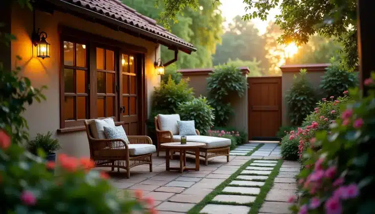small garden oasis