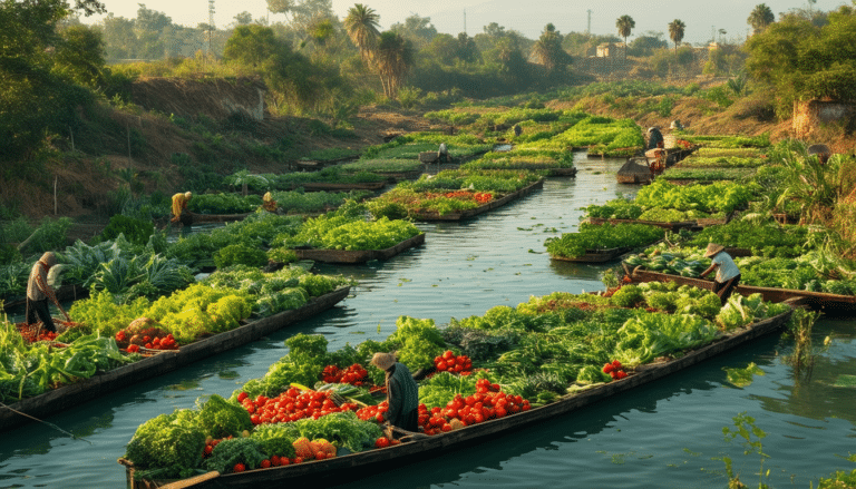 explore the unique culinary heritage of mexico city's ancient floating gardens, a unesco-recognized marvel facing environmental threats. discover the rich traditions, vibrant flavors, and the urgent need to protect this cultural treasure.