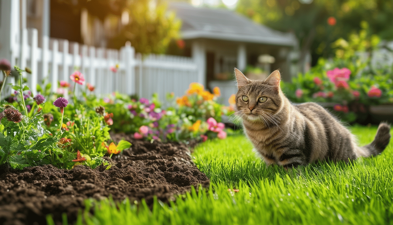 discover effective strategies to keep your neighbor's cat from turning your garden into its litter box. learn natural deterrents, simple techniques, and tips to protect your plants while maintaining good neighborly relations.