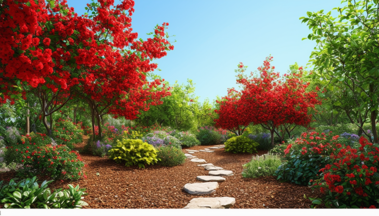 discover the beauty of striking red flowering trees and shrubs that can brighten up your garden. explore a vibrant selection of plants that will add color and charm to your outdoor space, creating a stunning and inviting atmosphere.