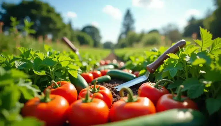 vegetable garden abundance