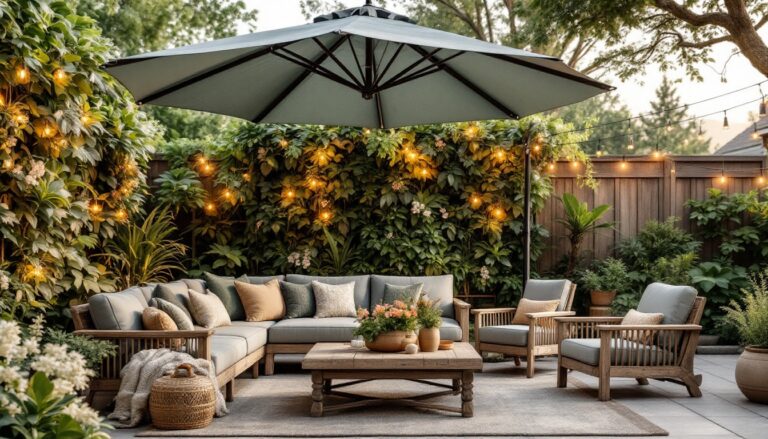 backyard retreat patio garden