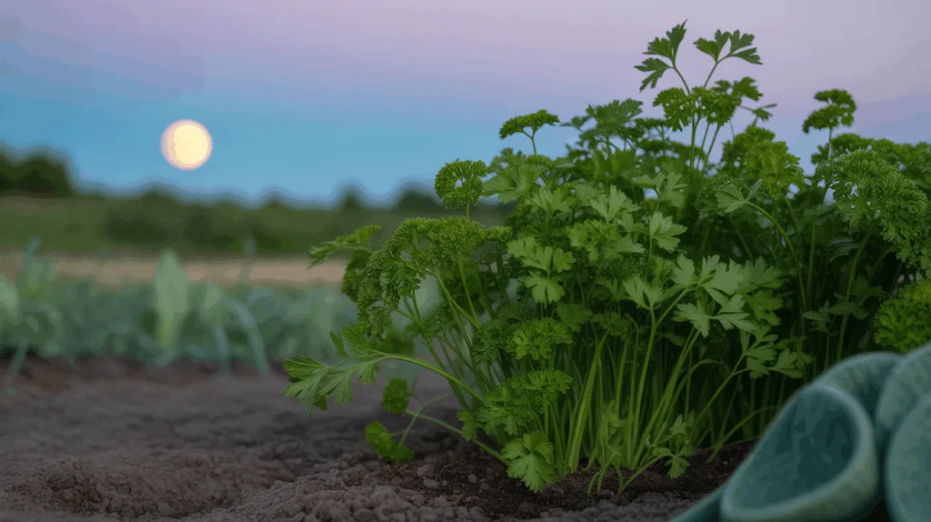 Planting and Sowing Parsley According to Lunar Phases