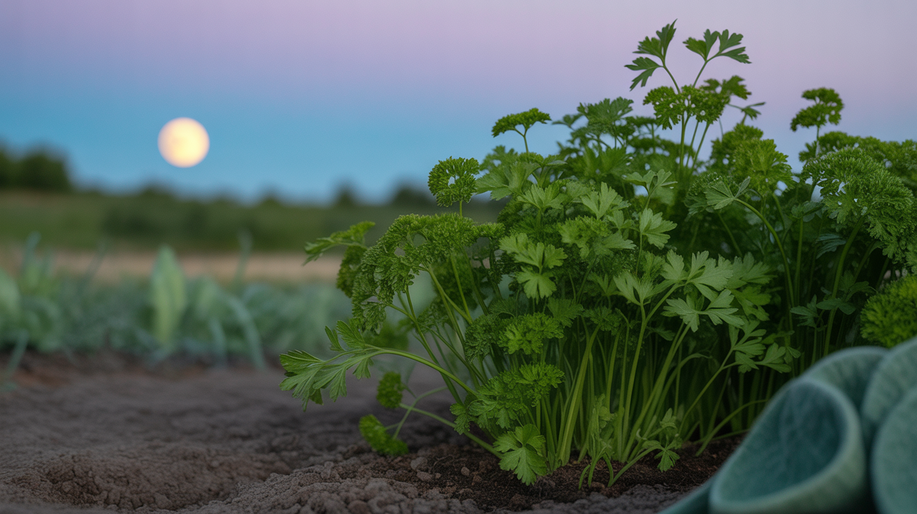 Planting and Sowing Parsley According to Lunar Phases