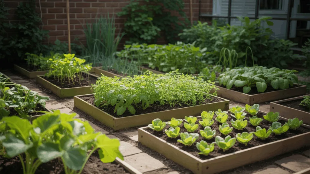 What is the Current Status of Seedlings and Square Gardening?