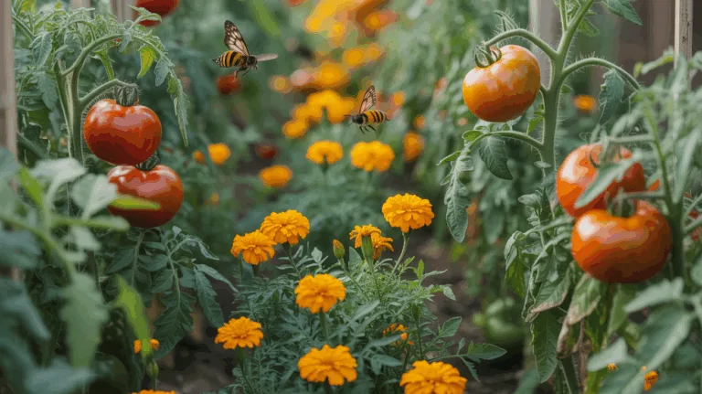 The Benefits of Planting Marigolds Among Tomato Plants