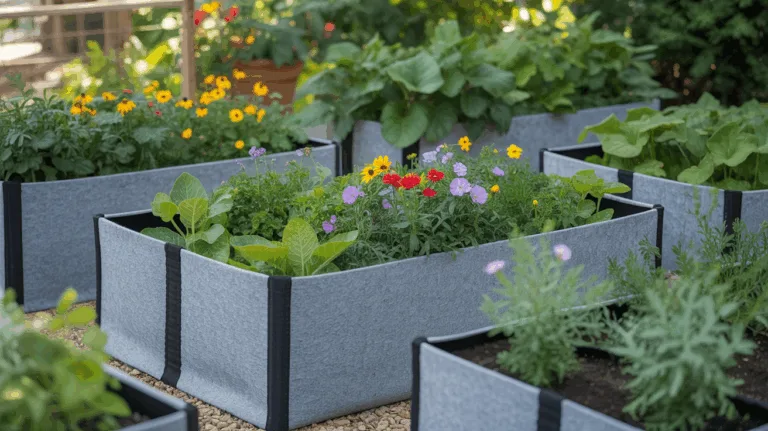 Sturdy and Breathable Fabric Garden Raised Bed!